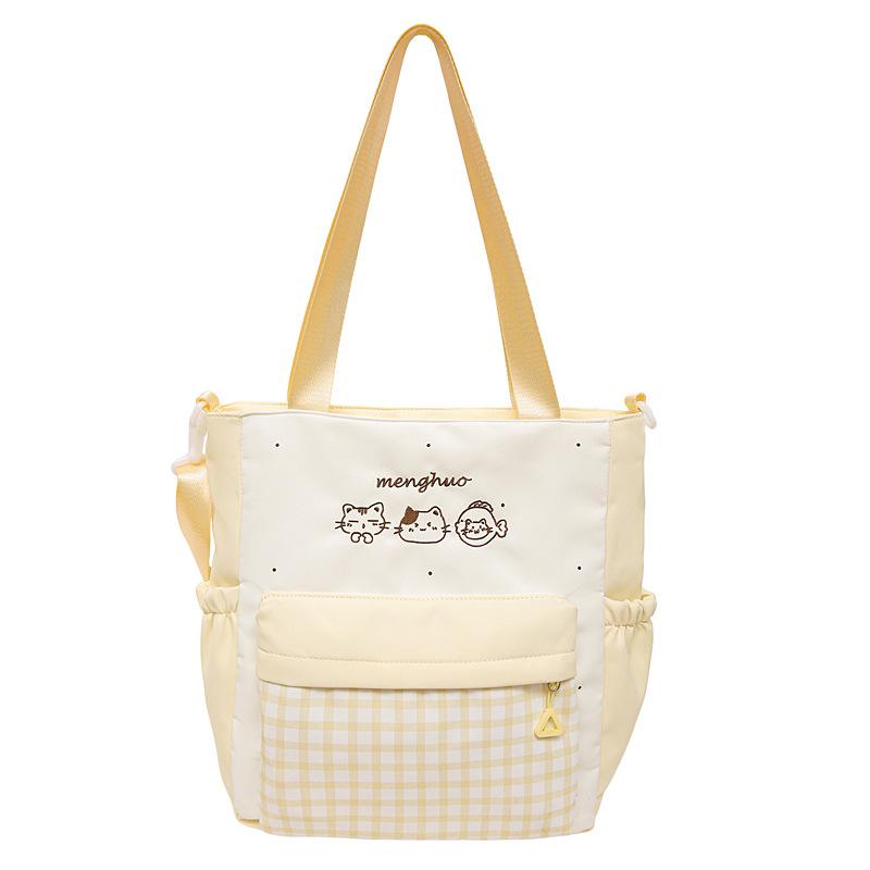 High value, small fresh make-up bag, large capacity, cute commuting students, junior high school make-up *** daily tote bag
