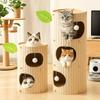 Tree Hole Cave Cat Bed Multi-layer Cats Tunnel Condo Cat Castle House  Scratching/sleeping/playing