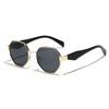 Glasses Square Polygon Metal Sunglasses Men'S Sunscreen Sunglasses Women'S Ins