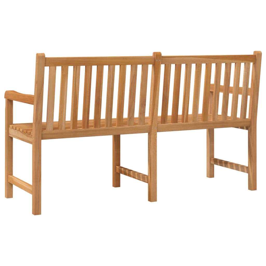 vidaXL Gartenbank 150 Cm Massivholz Teak
