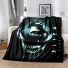 Alien Flannel Blanket Soft Warm All-Season Throw, Design for Camping, Car Travel, Hiking Sofa, Bed, Office Perfect Gift for Parties