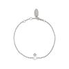Vivienne Westwood Balbina Bracelet Elegant Mini Pearl Bracelet Women bracelet Silver 6102017702P118P118