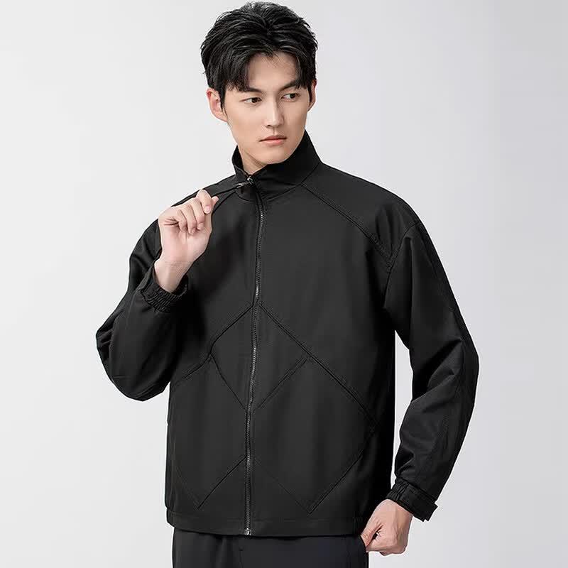 Men's Stand-Collar Casual Jacket