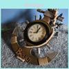 Reloj de Pared con Forma de Ancla Estilo Náutico Decoración de Madera Reloj Silencioso Para Oficina