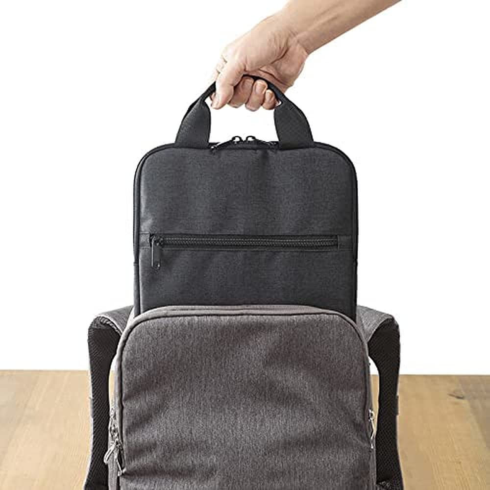 Sanwa Supply PC Inner Case (Vertical) with Handle, Compatible with 11.6 Inch Computers, Gray, IN-SCL11GY