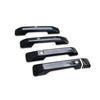 For Hyundai Santa Fe MX5 2024 2025 Bright Black Exterior Door Handle Decorative Frame ABS Material Adhesive Tallation