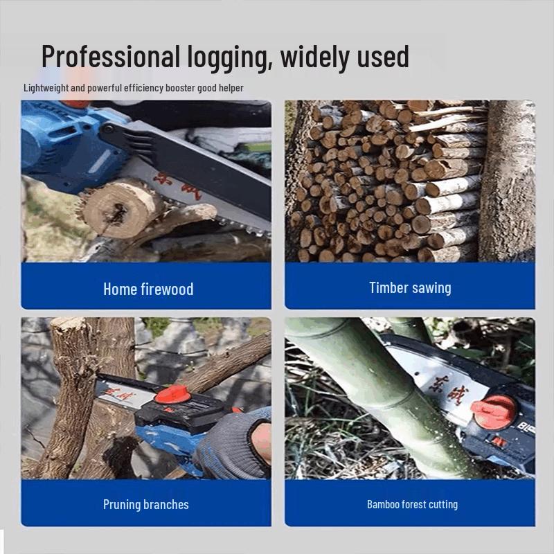 DONGCHENG 20V Cordless Brushless Electric Chainsaw CN Plug (adapter Included)