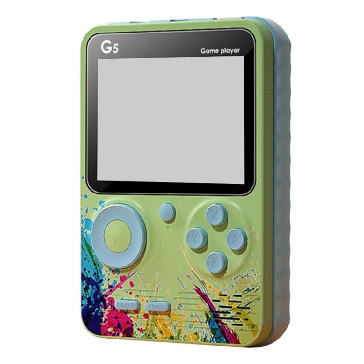 Handheld Multiple Game Device 500 Classical Titles Build in Rechargeable Battery Ergonomic Strong ABS Body for All Ages