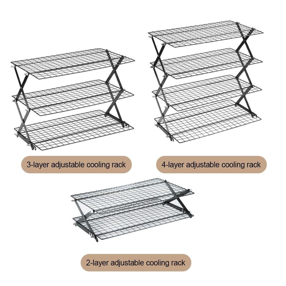 Black Silver Cooling Rack Wire Grid Grid Holder High Quality Baking Cooling Tray Baking