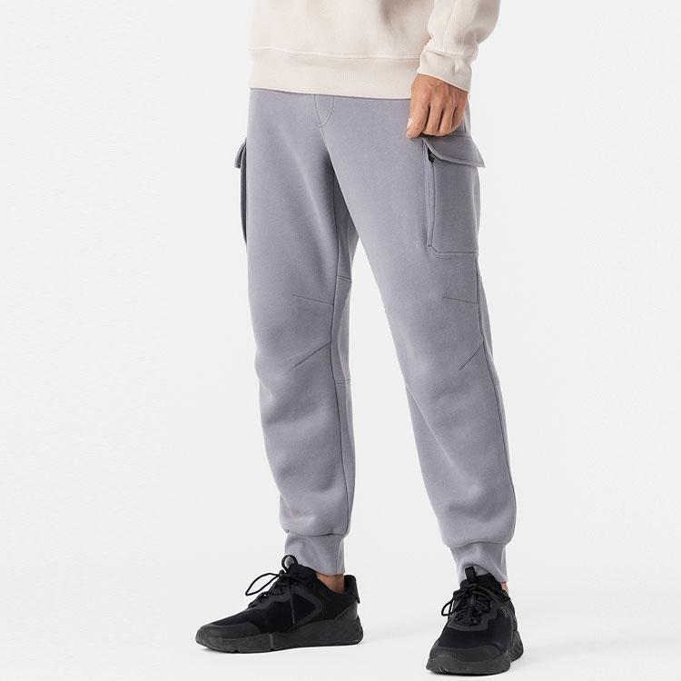 Decathlon Men's Training Solid Color Warm Casual Fleece Knit Sweatpants Men's