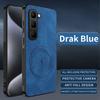 EUCAGR For Infinix Hot 70/Infinix Hot70 Case Simple Stylish Magnetic Suction Luxury PU Leather Skin-friendly Anti-drop Cover