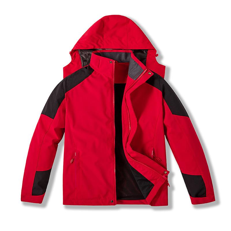 Sports Hardshell Men's Spring and Autumn Running Coat Outdoor Couple Hardshell Casual Hooded Jacket Waterproof Windbreaker