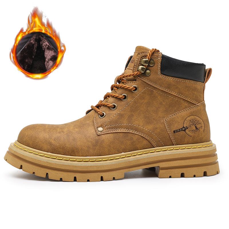 Autumn Winter Men Boots Waterproof Outdoor Ankle Boots For Men Tooling Boots