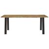 Dining Table 200x90x75 Cm Solid Acacia Wood