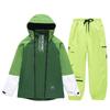 Unisex Winter Ski Suit: Windproof, Water-Repellent Jacket and Pants for Outdoor Snowboarding and Skiing.