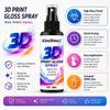 3D Print Polishing Liquid Fast Curing Long Lasting Bright Gloss Coating Spray for DIY 3D Printing Model Craft Maker Hobby Use