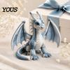 Vintage Style Fabric Craft Sets Flying Dragon Patchwork DIY Kit Collection, Handmade Animal Sewing Kit, Kits for Adults Art Beginners, Creative