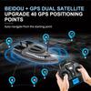 Remote Control Bait Boat V700/V900 GPS 40 Fishing Points 500 M Remote Control 2 Hoppers with Weight of 1.5KG Automatic Return Night Fishing Boats