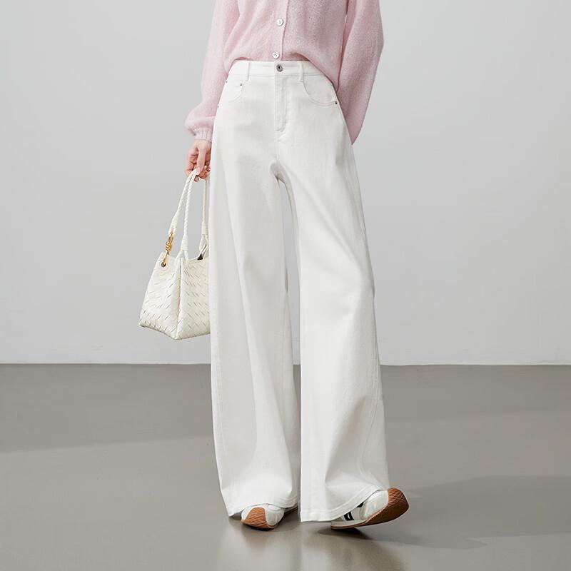 ESE-Y Women's Wide-Leg Banana Jeans