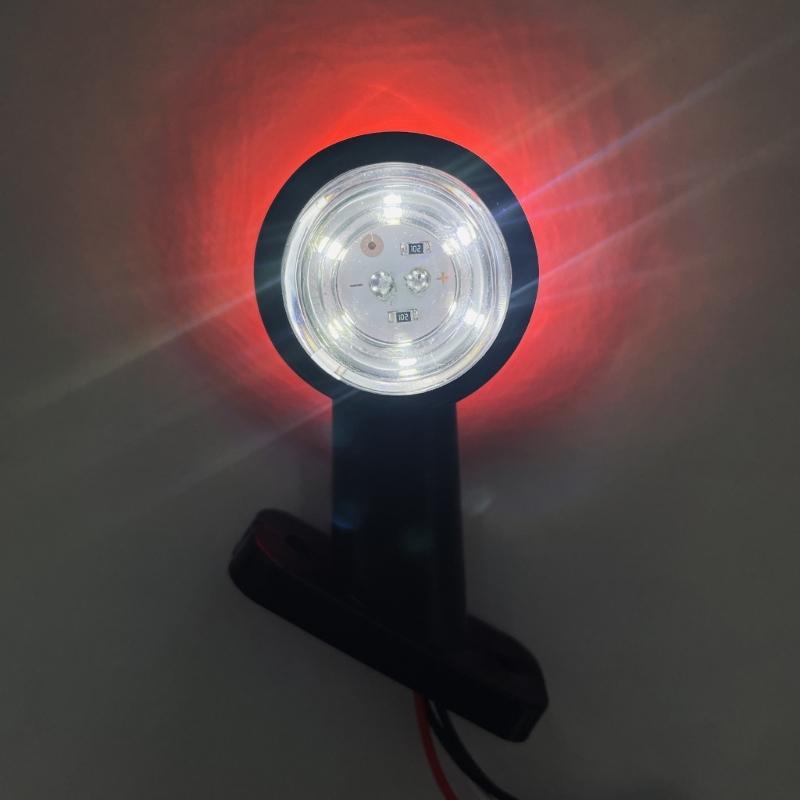 Weatherproof Trailer Running Light ABS Double Purpose Indicator Lamp Direct Fit Truck Accessory for Heavy Duty Vehicles