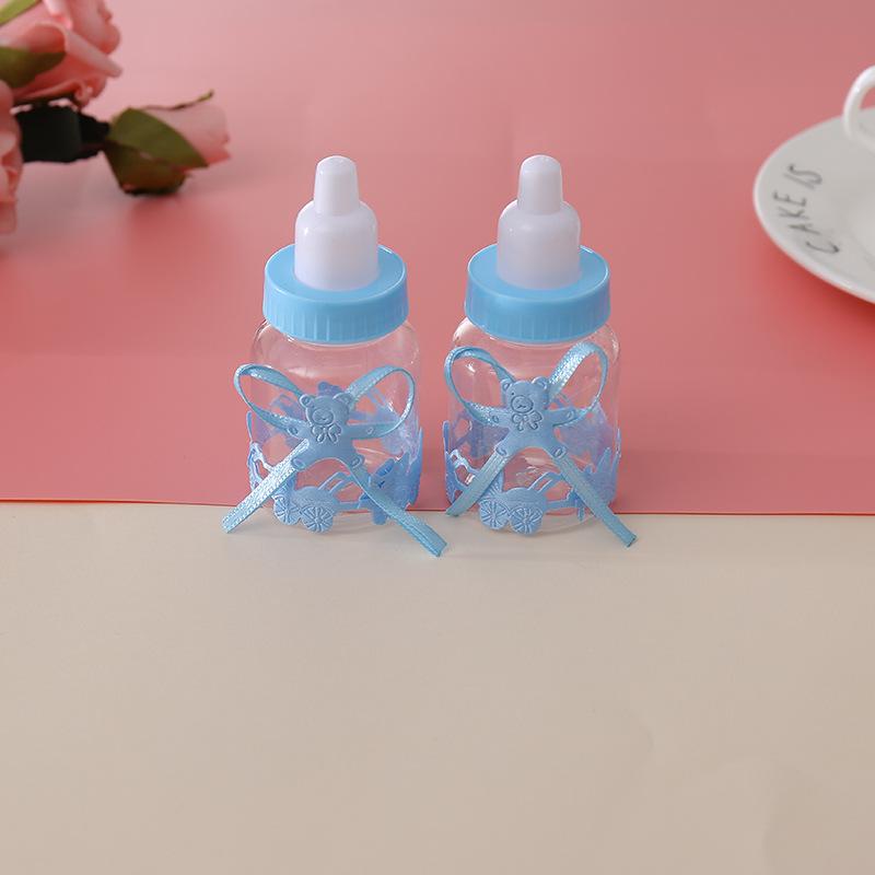 Baby Bottle Candy Shower Favors Box Boy Girl Newborn Birthday Party Decoration