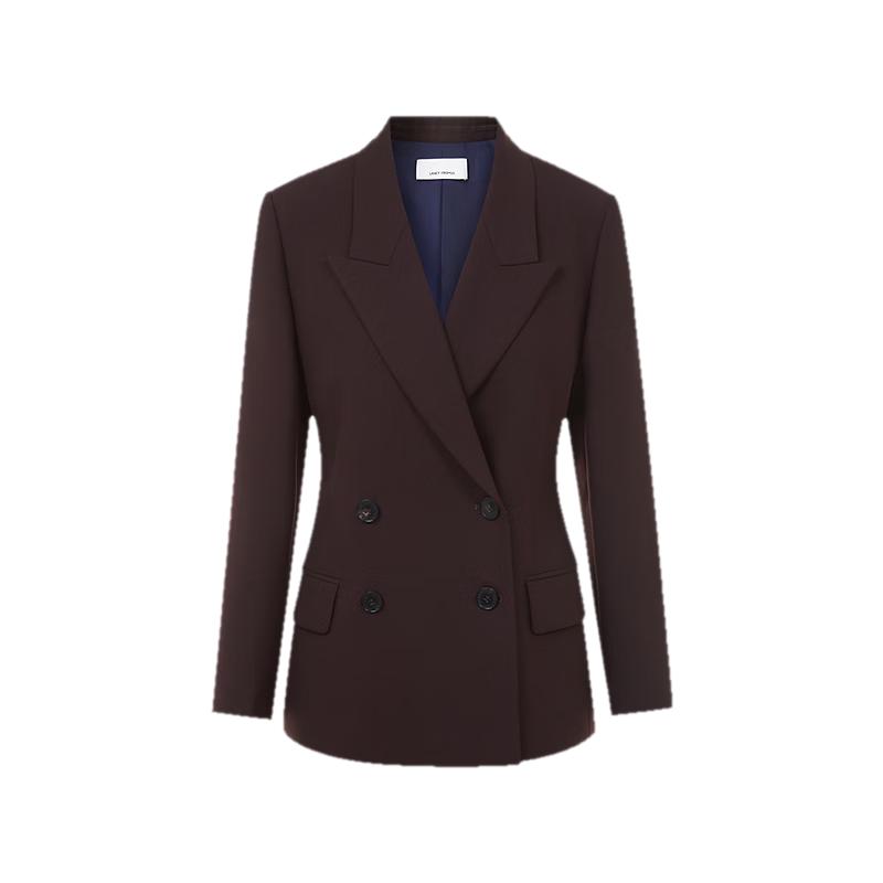 LANCY Ankela Red Double-Breasted Blazer