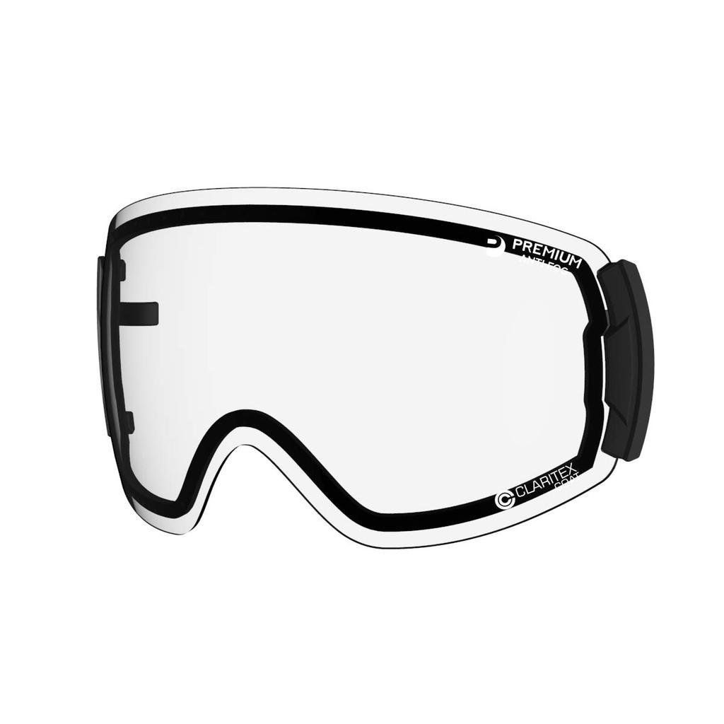 SWANS Spare Premium for Clear Ski/Snowboard Goggles, Lens, Anti-Fog, Water-Repellent, ROVO, LRV-0199_CLA,