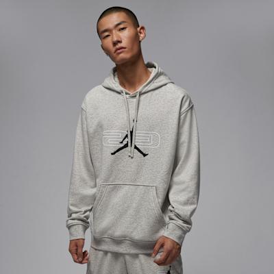 Jordan Sweatshirts Men s Gray Hooded Moderate 2XL