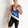 New Style Men's American Wrestling One-piece Suit Sleeveless Weightlifting Clothing Boxing Leather Coat Tights Running Ratio