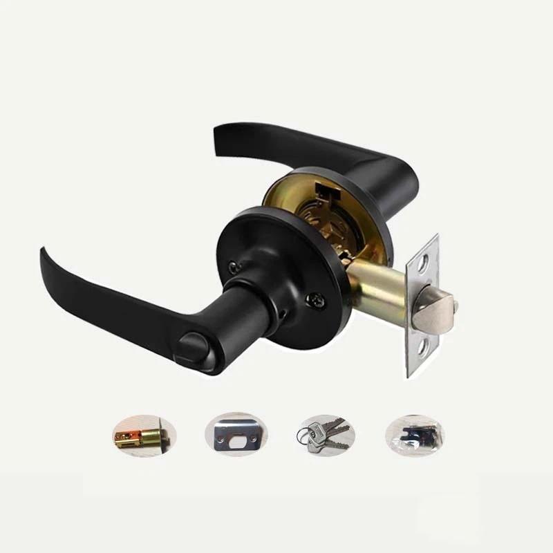 Door Handle Lock Round Entry Security Privacy Sliding Front Doors Entrance Keyed Locks For Bedroom Living Room Household