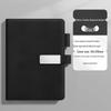 A5 Custom Logo Business Notebook | Soft Leather, Thickened, Buckle Diary with Gift Box