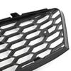 Pair Honeycomb Mesh Fog Light Open Vent Grill Intake For  A4 B8 2009-2012