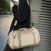 Fashionable Sports Dry-wet Separation Training and Fitness Bag, Large-capacity Hand-held Travel Bag with A Pull Handle and Shoe Compartment