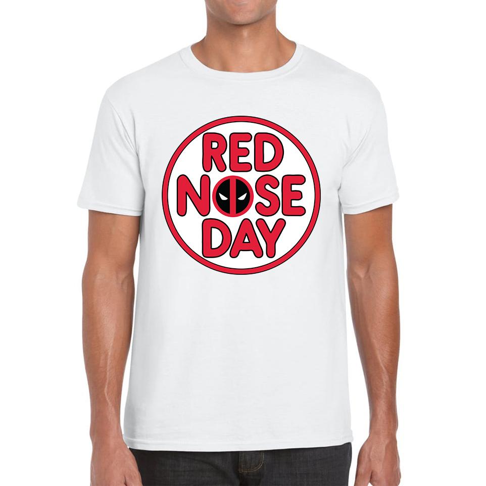 Deadpool Red Nose Day Unisex Mens T Shirt Womens Tops Tees S