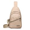 A Soft Leather Backpack for The Chest, A Casual and Fashionable Lady's Travel Single-shoulder Bag, Crossbody Bag and Chest Bag