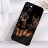 Dachshund Doberman Dog Shockproof Case For iPhone 17 16 15 14 11 Pro Max Plus 12 13 Mini 16e 17 Air Phone Cover