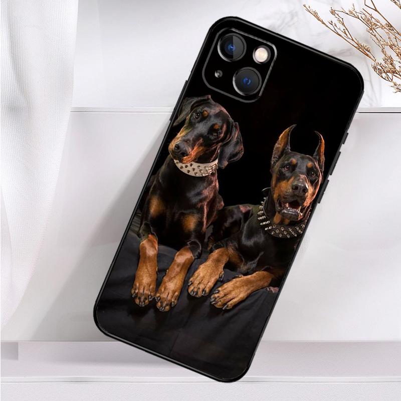 Dachshund Doberman Dog Shockproof Case For iPhone 17 16 15 14 11 Pro Max Plus 12 13 Mini 16e 17 Air Phone Cover
