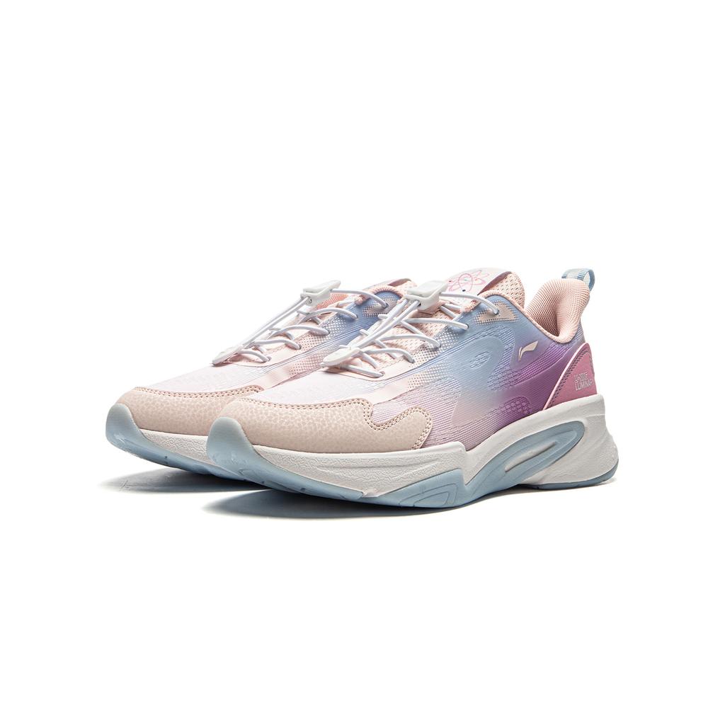 Li Ning Kids Gradient Low Top Casual Shoes Kids Casual Shoes Pink YKCU110-4