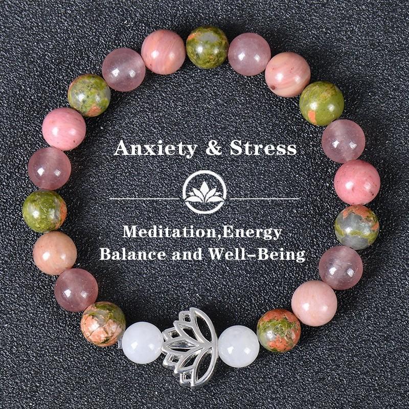 

JYL TS Bracelet Couple Double Layer Style Symbolizes Unity & Shared Fortune Anxiety & Stress-3 дикий синий yonder