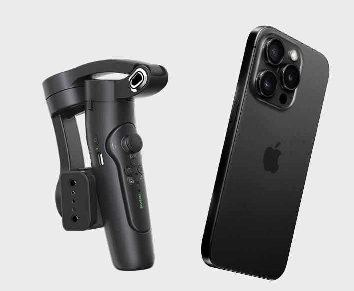 

New M03 Phone Stabilizer: Three-Axis Anti-Shake Gimbal with AI Face Tracking and Detachable Remote Control.