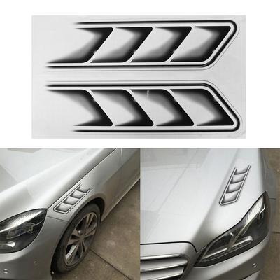 Auto Vent Air Flow Fender Sticker Waterproof Car Sticker