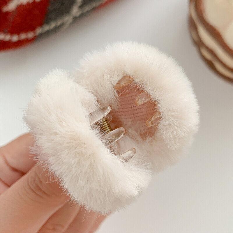 3D Cartoon Animal Hair Clip Cat Ear Clip Plush Small Hair Claw For Women Girls