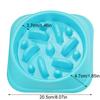Pet Slow Feeder Anti Choke Anti-slip Slow Eating Feeding Plastic Bowl Dish Pet Supplies