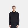 AMIPARIS Appliqué Heart Merino Wool Knit Long Sleeve Polo Sweater Unisex Sweater Black UPL342KN0039-001