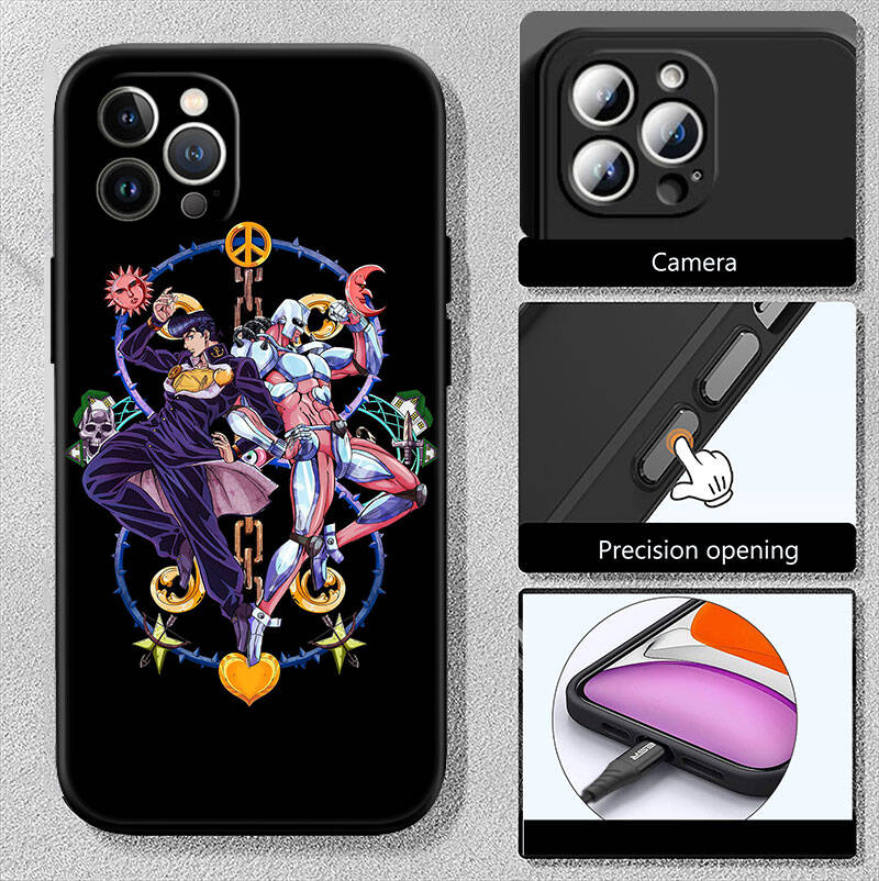 MH75 JoJos Bizarre Adventure Phone Shell Case for Redmi Note 8 9 10 11 11S 10C 10X 10A 10T 9A 9C 9T 9S 8T Pro Max Plus Prime