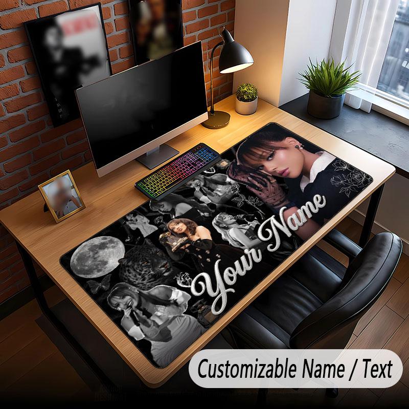 Custom Name Extended Mouse Pad,Ayliva Gaming Desk Mat For Home Office Desktop Decor