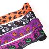 Halloween Pumpkin Skull Printed Ribbon - Halloween Party Decoration Ribbon, Colorful Strip Decoration Item, Woven Ribbon