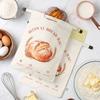 Organic Cotton Bread Storage Bag with Wax Lining, Removable Design, Flexible Closure Bands, and Carry Opening for Bread and Everyday Foods