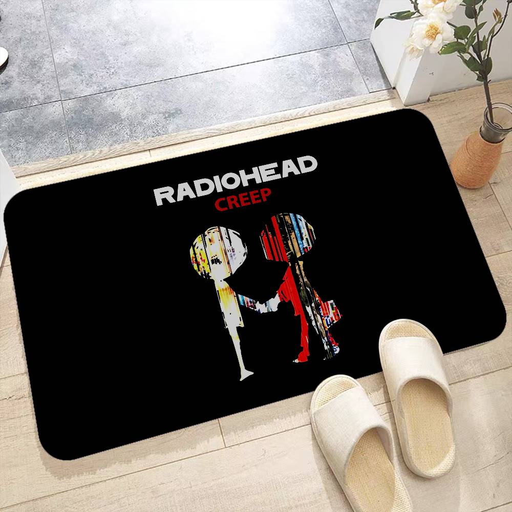 Alternative Rock Band R-Radiohead Bathroom Mat Kids Room Bedroom Decoration Balcony Anti-Slip Doormat Living Room Welcome Rug