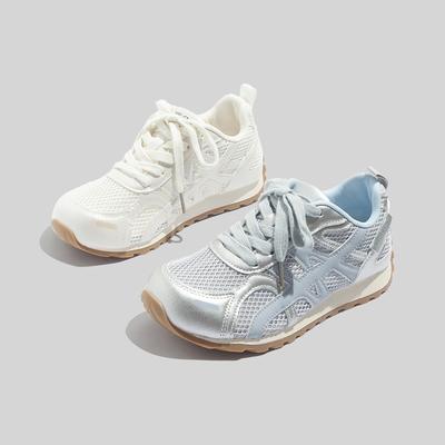 Summer New Mesh Women White Shoes All-matching Sneaker Breathable Skate Shoes Fashionable Casual Shoes Fashionable Men Single-layer Shoes